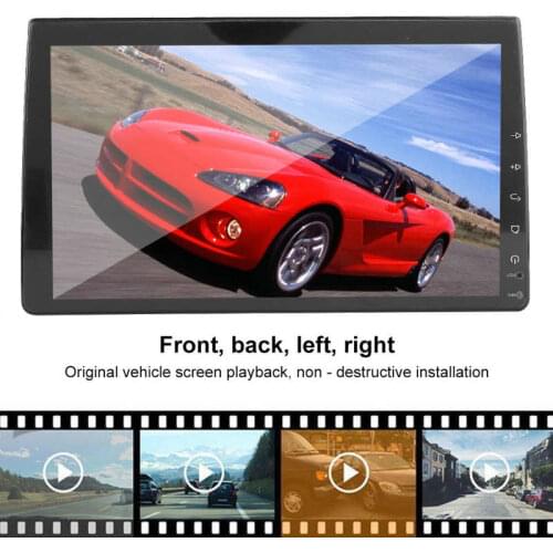 10in Car MP5 Player 2.5D Touch Screen 360-Degree Panoramic Voice Navigation 2+32G for Android New