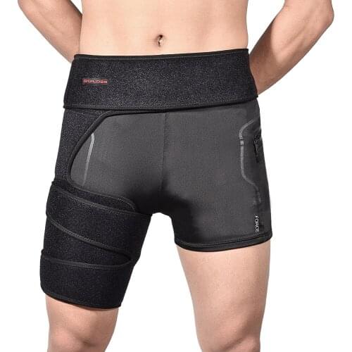 2021 Thigh Support Leg Warmmers Groin Support Wrap Support Waist Sacrum Pain Relief Strain Arthritis Thigh Brace Protector