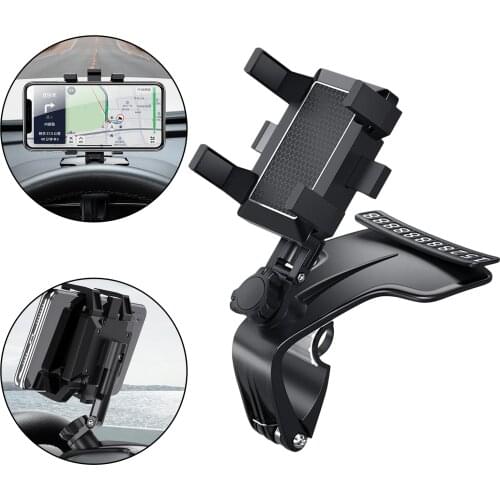 360 Degree Car Mobile Phone Holder Stand Mount, Scratch-proof Skidproof, Universal, Wide Compatibility