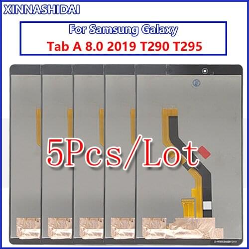 5 Pcs/Lots New Tested LCD For Samsung Galaxy Tab A 8.0 2019 T290 T295 SM-T290 SM-T295 Display Touch Screen Digitizer Assembly