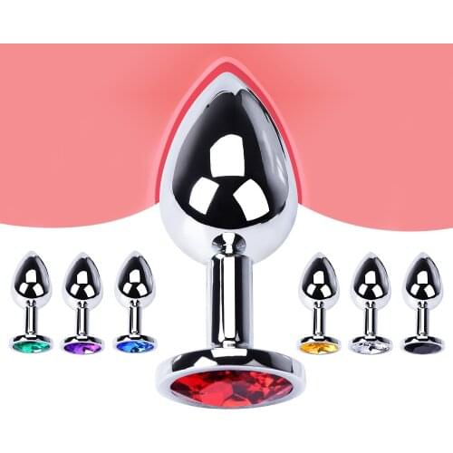 Anal Plug New Stainless Steel Sex Toys Metal Anal Toys Butt Plug For Women Adult Sex Products Clitoris Stimulator Sex shop