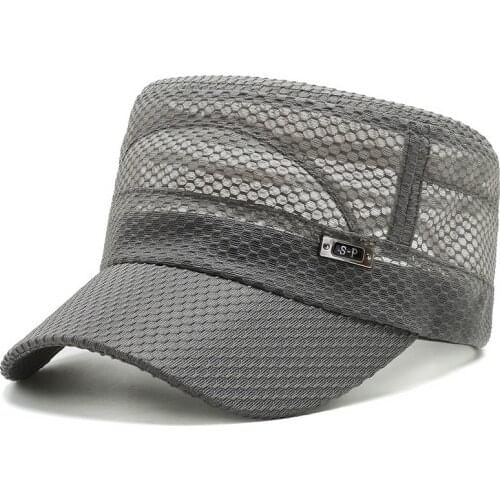 Summer Quick Drying Breathable Mesh Baseball Cap Men Truck Sport Outdoor Mountaineering Fishing Hiking Running Sun Hat A137