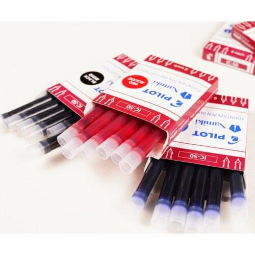 Pilot IC-50 IC50 ink sac ink cartridges FP-50r 78g black blu red 3 colors