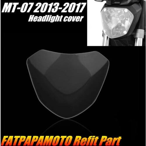FOR YAMAHA MT-07 MT07 MT 07 2013-2017 14 15 16 Motorcycle Accessories Headlight Protection Guard Cover
