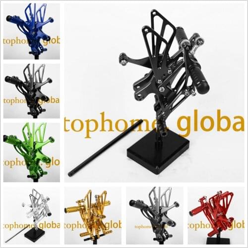 For Yamaha R1 1998 - 2003 CNC Rearsets Foot Pegs Footpeg Rear Brake Shift Set 1999 2000 2001 2002