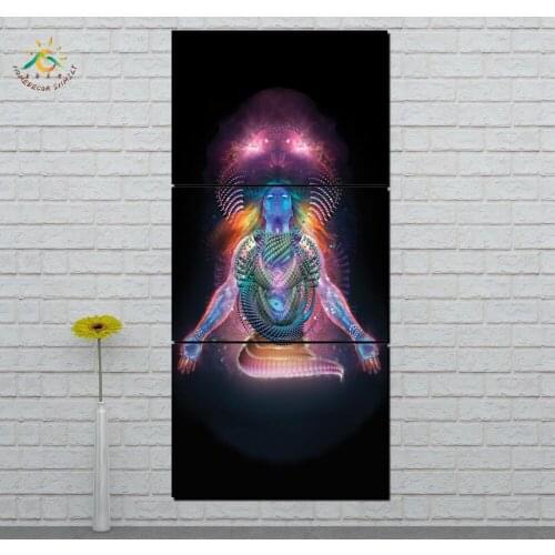 Picture And Poster Canvas Painting shiva shakti Lord Modern Wall Art Print Pop Art Wall Pictures For Living Room 3 PIECES