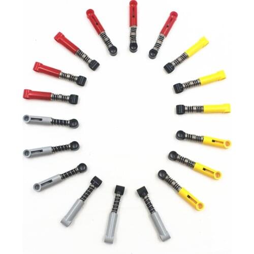 MOC Building Blocks Technical parts Technical Shock Absorber 6.5L (Hard Spring) compatible with Lego for Kids Boys Toy