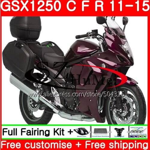 Red !!Fairing For SUZUKI Bandit GSX1250F GSX1250FA GSX1250 C 11 12 13 14 15 104SH.6 GSXF1250 GSX1250C 2011 2012 2013 2014 2015