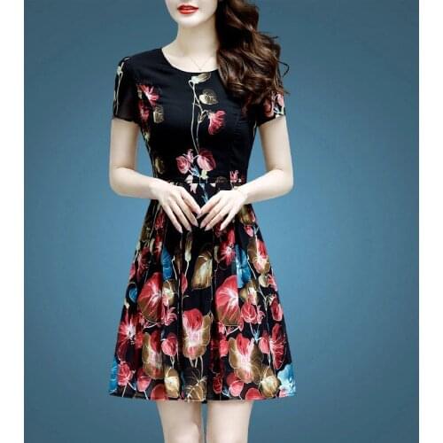 Summer Women Dress Elegant Floral Retro Vintage Vestidos Valentines Day Embroidery Party Dress Plus Size S~4XL 6160