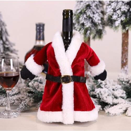 Novelty Red Wine Bottle Cover Christmas Wine Bottle Cover Bags Fashion Multicolor Wine Bottle Wrap Useful Wine Bags 2020 New