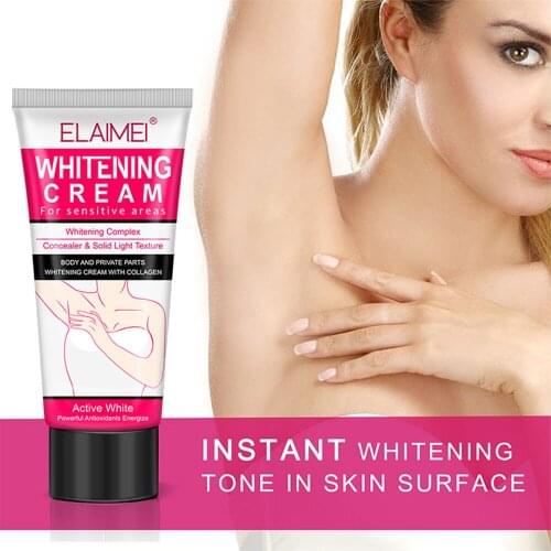 Underarm Whitening Cream with Collagen Armpit Private Part Skin Care Moisturizing Body Concealer Women Butt Enhancement Cream