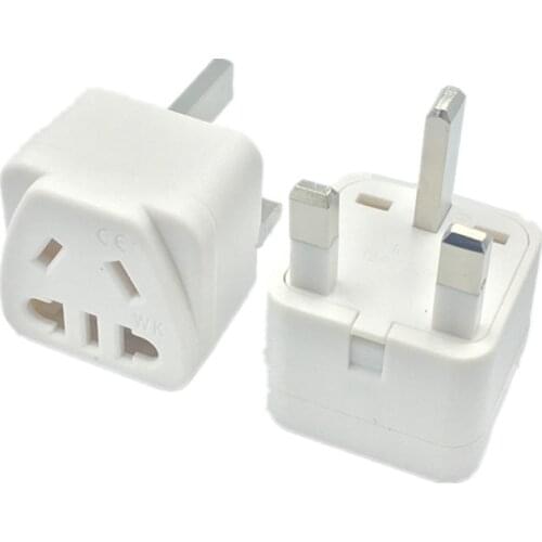 US AU EU CN To UK Plug Adapter Converter Electrical Socket British Ireland Cyprus Malta Malaysia Singapore Travel Adapter