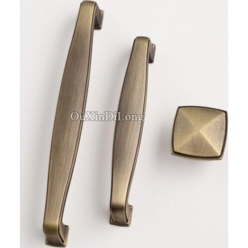 New 10PCS European Retro Kitchen Door Furniture Handles Vintage Cupboard Drawer Wardrobe Cabinet Pulls Handles & Knobs