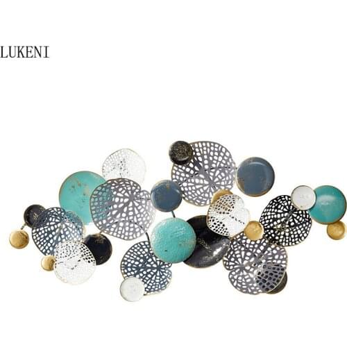 Light Luxury Iron Wall Hanging Simple Modern Study Model Room Wall Decoration Pendant Living Room Background Wall Decoration