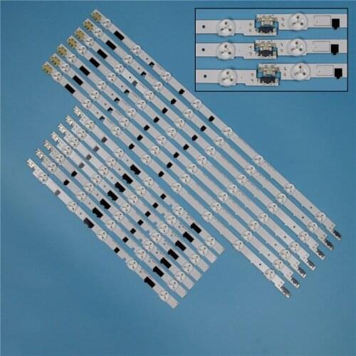 832mm 14 Piece/Set LED Array Bars For Samsung UA40F6300AR UA40F6400AJ 40 inches TV Backlight LED Strip Light Matrix Lamps Bands
