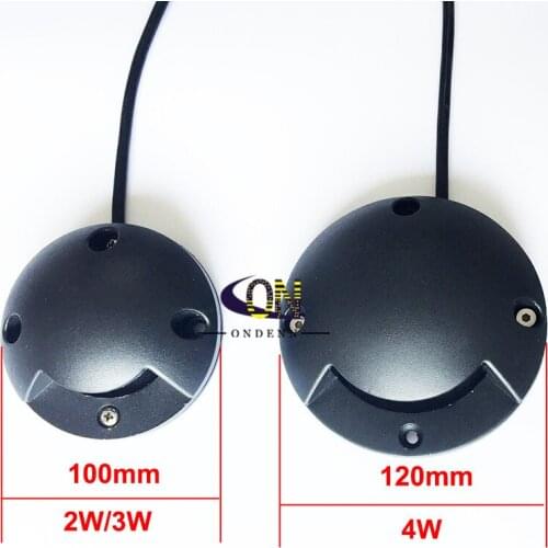 LED Ground Buried Lamp 2W 3W 4W Dimmable 110V 220V DC12V Footlight Trail Bridge Deck Road Side Light Garden Floor Stair Lighting
