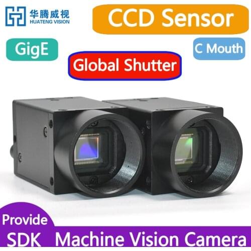 High Speed Gige Ethernet 1.3MP Industrial Machine Vision CCD Digital Camera + SDK, Global Shutter 1280X960@43FPS