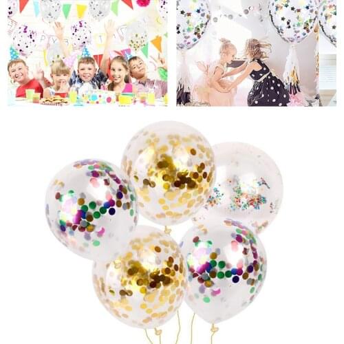 10pcs/lot Confetti Glitter Star Latex Balloons Wholesale Birthday Wedding Decoration Globals Metallic Helium Globos Decor 12inch