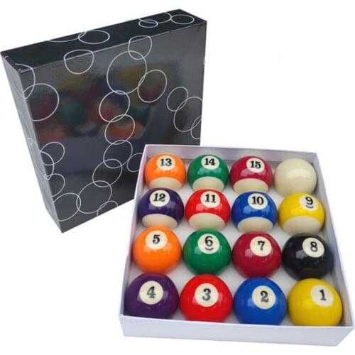 52.5mm / 57.2mm Adult Billiard Pool Ball Full Size American Standard Billiard Ball Set 16 Ball Durable Synthetic Resin Pool Ball