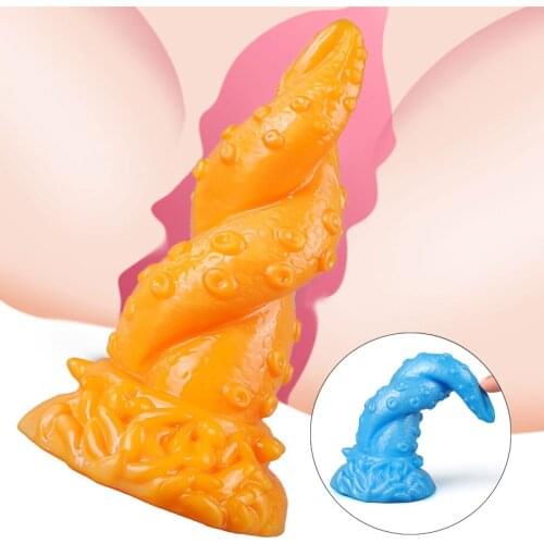 Octopus Tentacle Anal Butt Plug Anal Dilator Sucker Big Penis Prostate Massage Man Woman Orgasm Masturbator Flirting Sex Product