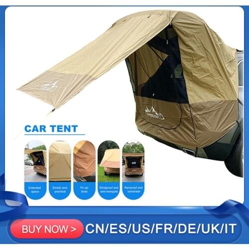 Car Trunk Tent Anti-UV Rainproof Tents High Quality Portable Sunshade For Self-driv Strong Wind Resistance Camping BBQ Tour