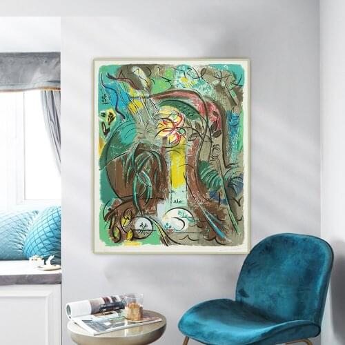 Andre Masson"Untitled"Canvas Oil Painting Western Art Decor Poster Wall Aesthetic Home Room Interior Decoration