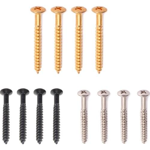 OOTDTY Neck Plate Mounting Screws For Bolt-On Neck Fender Strat Guitar Parts Accessory