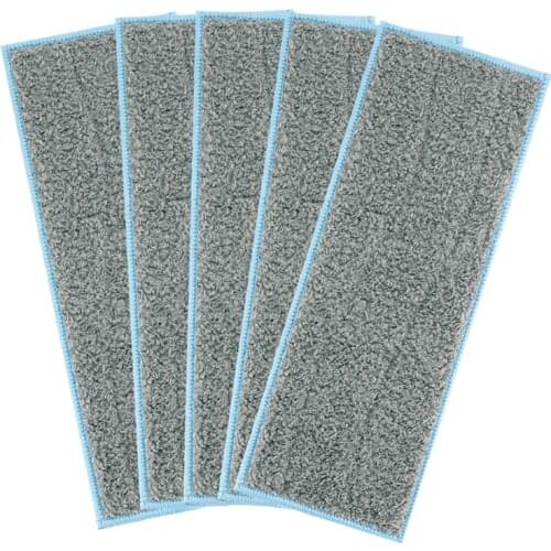 AD-5 Pack Washable Wet Mopping Pads Compatible for Braava Jet M Series Reusable Wet Pads for IRobot Braava Jet M6 (6110)