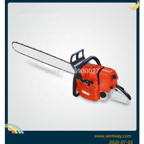 Ms660 28 inch bar and chain professional 92cc gasoline chainsaw good quality factory sold free shipping