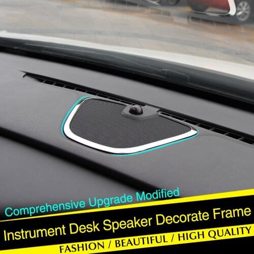 Stainless Steel For Opel VAUXHALL ASTRA J interior Central loudspeaker decoration sequins