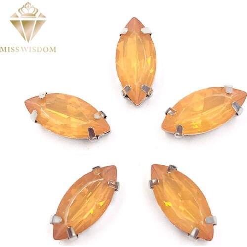 NEW Matt Water red opal Horse eye sew on rhinestones flatback Resin Leaf shape loose rhinestones DIY garment Accessories