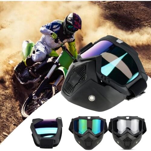 Ski Snowboard Glasses Snowmobile Skiing Goggles Windproof Motocross Protective Glasses Safety Goggles With Mouth Party Glasses