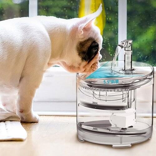 Cat Water Fountain Dog Drinking Bowl USB Automatic Pet Water Dispenser Super Quiet Drinker Auto Dog Waterer Fountain Dog Bowls