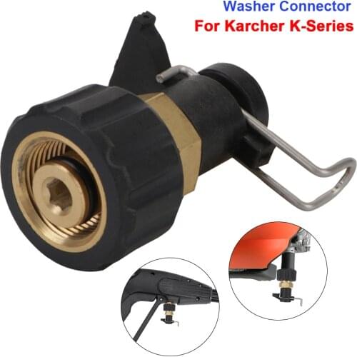 Car Washer Connector High Pressure Gun Nozzle for Karcher K Serie M22 Male Outlet Adapter Hose Converter Motorcycle Accessories