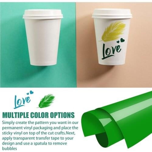 Diy Clothing Film Silhouette Paper Art Printing On Vinyl Heat Transfer Iron 20x25cm Adhesive Vinyl Design Sticker Cup T-shirt