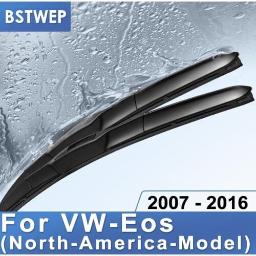 BSTWEP Wiper Blades for Volkswagen VW Eos Fit Push Button Arms ( for North American Model Only )