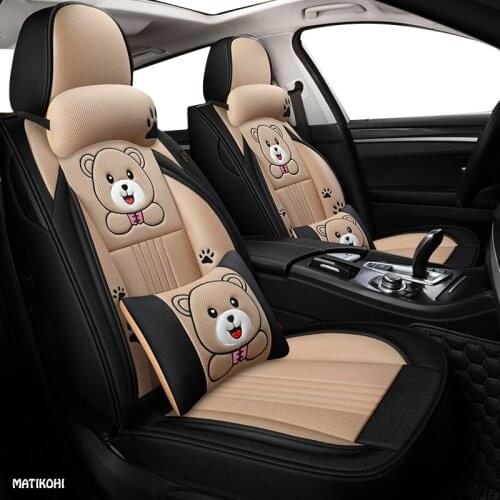 MATIKOHI cloth car seat cover For ssangyong kyron actyon sport korando rexton accessories covers for vehicle seats