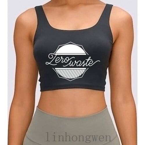 Creative Latest Women Tank Top For Zero Waste Crop Top Spring Crop Top For Novelty O-Neck Free Shipping
