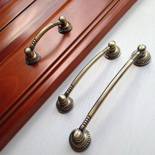 2.5'' 3.75" 5" Vintage Dresser Drawer Pulls Handles Knobs Antique Bronze Rustic Kitchen Cabinet Door Handle Pull Knob Hardware
