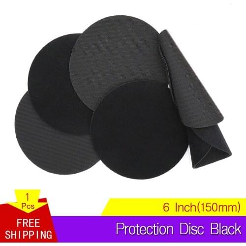 6 Inch 150mm Protection Disc Interface Pad Black Power Tools Accessories for Polishing & Grinding - Hook and Loop