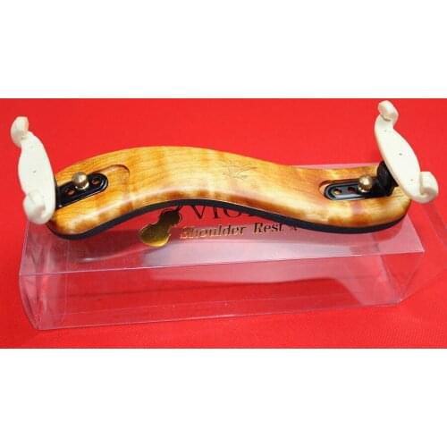 1pcs hight quality solid wood adjustable violin maple shoulder rest 3/4-4/4