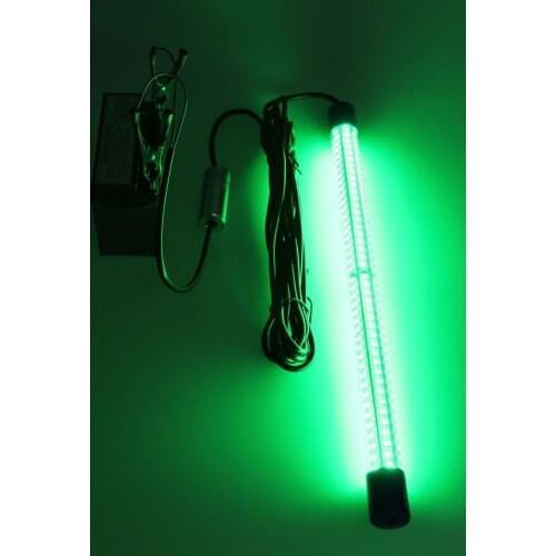 12V-24VDC 30W 504 LEDs beads LED Submersible Fishing Light Underwater Fish Finder Lamp with 5m Cord