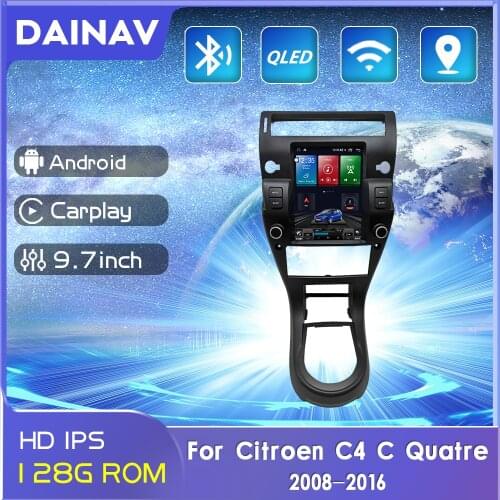 2din Android Car radio GPS navigation For Citroen C4 C Quatre 2008 - 2016 car stereo autoradio DVD multimedia player Head Unit