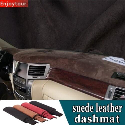 For Lexus LX570 LX 570 2008 2009 2010 2011 2012 2013 2014 Suede Leather Dashmat Dashboard Cover Pad Dash Mat Carpet Car-styling
