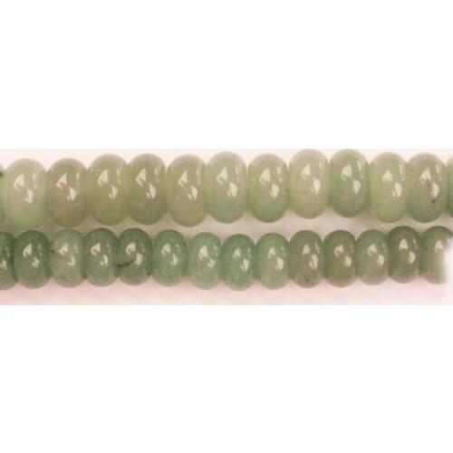 Wholesale Green Aventurine Rondelle Beads 15" BeadsFor DIY Jewelry Making !We provide mixed wholesale for all items