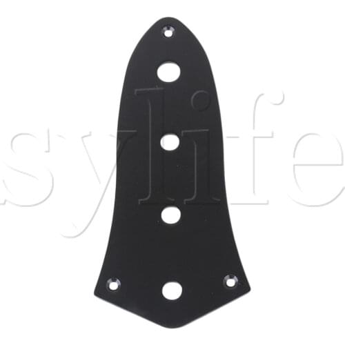 Black BLANK CONTROL PLATE FOR JB Electric BASS