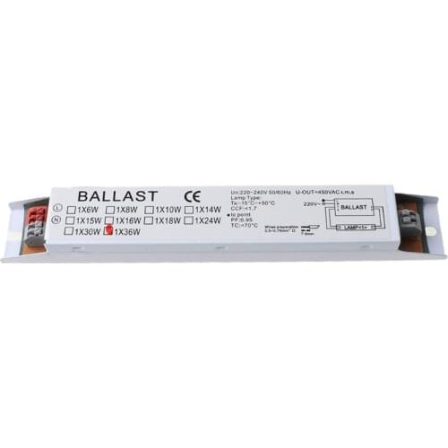AC 220V 36W T8 Electronic Ballast Fluorescent Lamp Bulb Ballasts