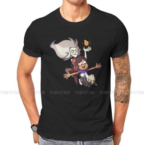 The Owl House Fly Tshirt Top Graphic Men Vintage Goth Summer Mens Streetwear Cotton Harajuku T Shirt