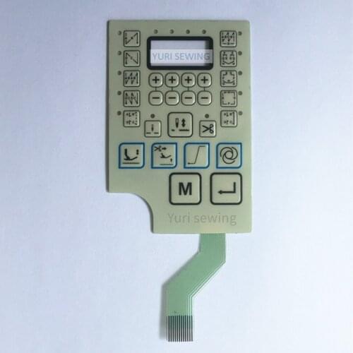 JUKI 8100B-7 control box operation panel sheet board keypad membrane sticker auto computer paper industrial sewing machine part