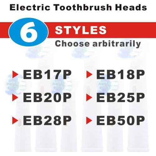 8/14pcs Replacement Brush Heads For EB17A Oral B Electric Toothbrush Advance Power/Pro Health/3D Excel/Vitality Precision Clean